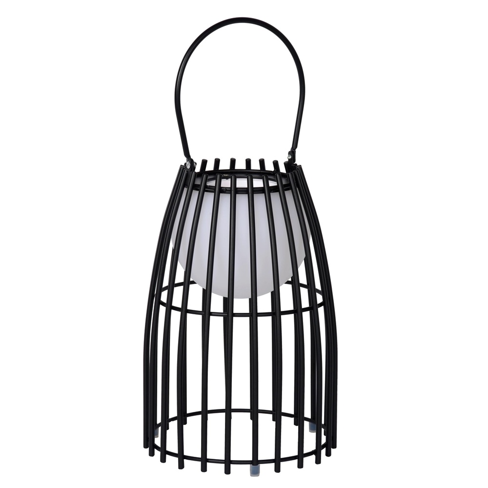 Lucide Oplaadbare tafellampFjara zwart - 06801/01/30